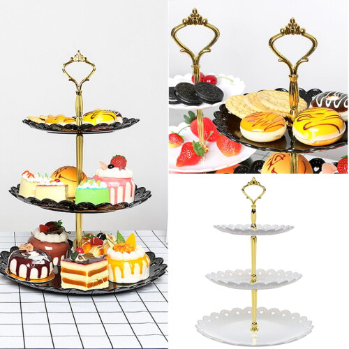 Cupcakeställ 3-vånings dessertdisplaytorn 2