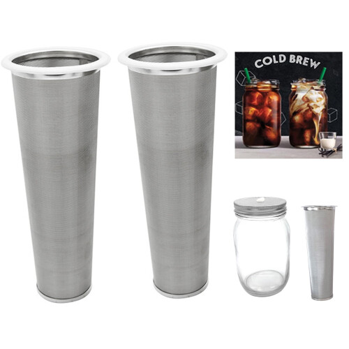 Koldbrygningsfilter i rustfrit stål 32/64 oz 1