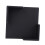Sottobicchieri VIFERR in similpelle PU con supporto, set da 6 pezzi, neri 3