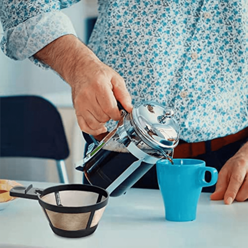 Filtro per caffè riutilizzabile per caffettiera a due vie 49980A 2