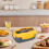 QTBIUQ bento box leakproof 37.19 oz 2-compartment blue 2