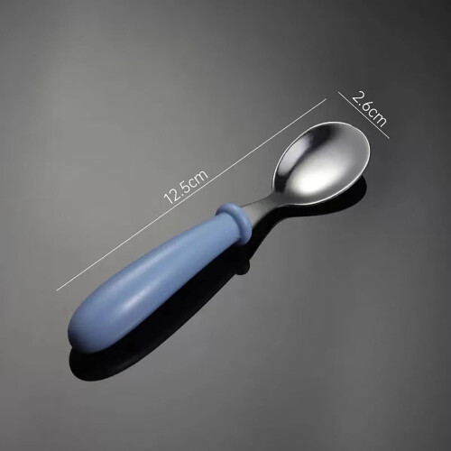 Stainless Steel Toddler Utensils Set Blue 2-Pc 2