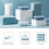 Zynic silicone ice cube tray with lid and storage box 18 pcs 4
