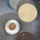 Sets de table ronds tissés en coton ramie de 18 cm 4