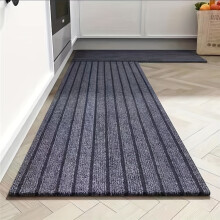 (Dark Gray, 50*160cm/19.7*63inch) 1pc Non-slip Kitchen Rug | Polyester Area Rug, Easy to Maintain, Suitable for Kitchen