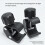 Infants Pushchair Helper Board Slip Resistant Strollers-Black 5