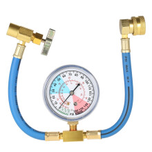 R134A automotive AC refrigerant recharge kit with gauge hose