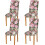 4er-Set Stretch-Stuhlhussen mit Blumenmuster 1