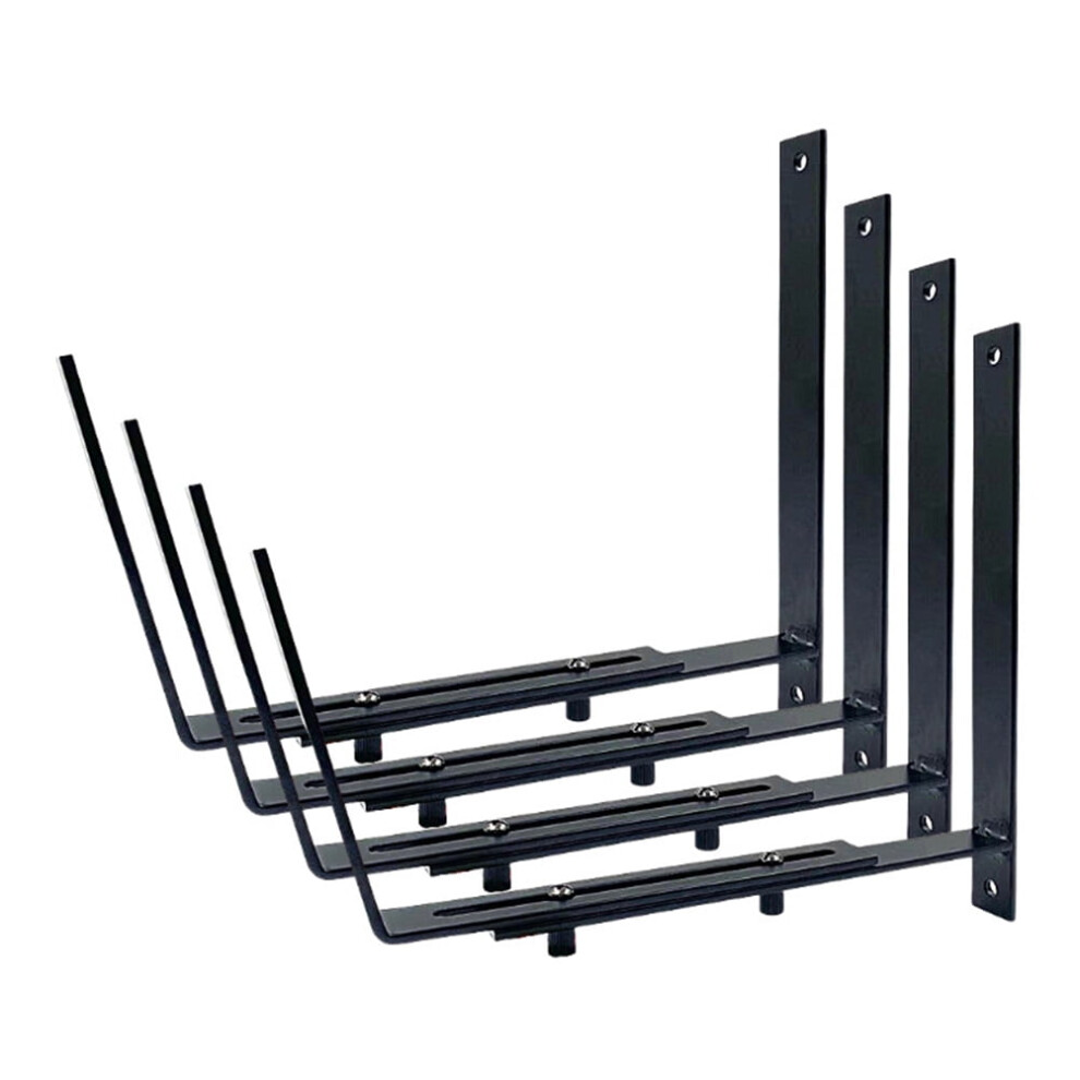 Wall-Mount Plant Bracket Set Â 4 Pack Iron 9499224236455