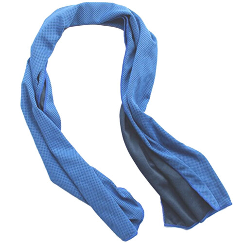 Toalha Refrescante de Microfibra 40x12 Polegadas Azul