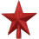 Glitter Christmas Tree Star Topper 20cm 1