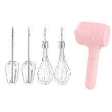 Head Electric Whisk Speed Motor 18000 Detachable-Pink