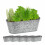 Zinc tub oval set of 6 1