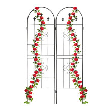 Trellis 180 cm set of 2 black