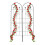 Trellis 180 cm set of 2 black 1