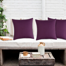 Taie d'oreiller carrée jardin 45 x 45 cm imperméable