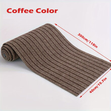 (coffee Camel, 40cm wide x300cm) Self-adhesive Floor Covering - Non-slip, Decorative XPE Polyester Fiber Material