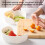Ycolew droplet-shaped hot pot serving platter with round 3