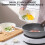 Ycolew droplet-shaped hot pot serving platter with round 4