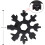 Șurubelniță multifuncțională 18-în-1 Snowflake 4