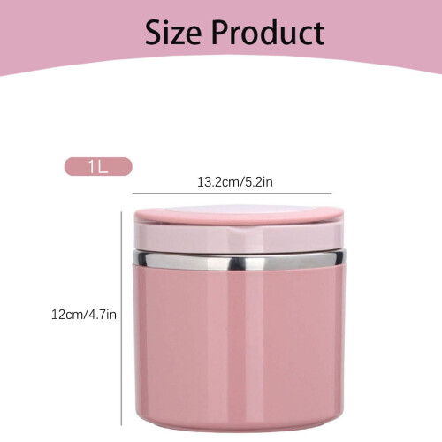 Isolierter Edelstahl-Lebensmittelbehälter, 35 oz 2