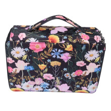 2X 250 Slots Colored Pencil Case Organizer with 5 Layer Zipper-Large Capacity Pens Storage Holder Bag C