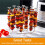 PAVEOS RVS BBQ-spiesrek 21,5 cm 5