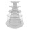 Présentoir à macarons rond transparent à 6 étages 1