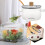 Ribbed Glass Stew Pot with Lid, 1350ml 3