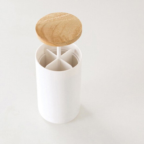 Scatola automatica per stuzzicadenti con dispenser di cotton fioc 2