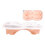 Forma de gelo XIUH em silicone de qualidade alimentar rosa 4