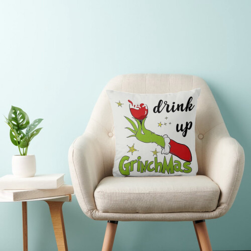 Μαξιλαροθήκη Grinch 20x20 ίντσες 2