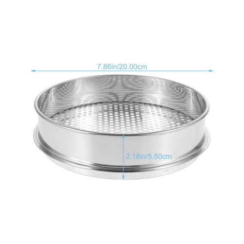 Stainless Steel Soil Sieve Round Grading Filter 1 Set 1