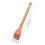 Silicone Grill Brush with Round Wood Handle 2