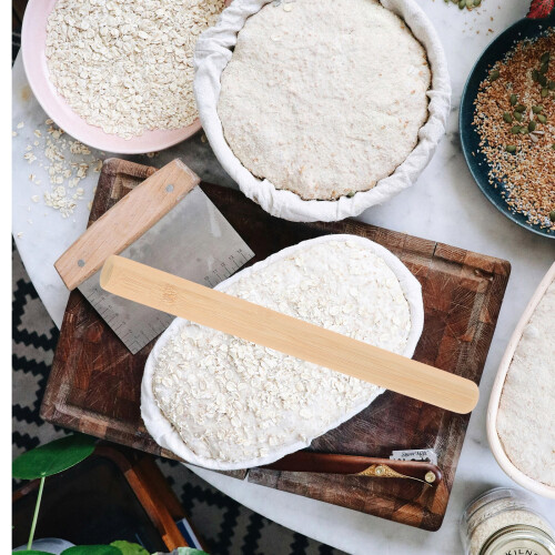Bamboe deegroller voor bakken en het maken van dumplings 2