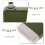 Tineasur metallflaske elegant flat design 1 sett 3