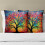 Leaf Print Pillow Cover 18x18 in Cotton-Poly Blend 3