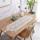 QUTETN white cotton lace table runner rectangular 2