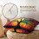 Leaf Print Pillow Cover 18x18 in Cotton-Poly Blend 4