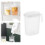 Pedty Cold Brew Pot White 1 Gallon with Spigot 2