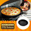 8-inch geperforeerde pizzapan van koolstofstaal 2