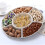 Plateau à goûter rond en plastique compartimenté (1 pièce) 4