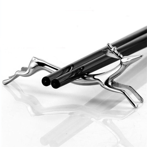 Metalen eetstokjeshouder set – Teckel & Hert design 2