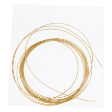 Armbänder-Schnur, 0,3 mm x 1 m, Perlendraht, Schnur,-Gold