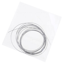 Armbänder-Schnur, 0,3 mm x 1 m, Perlenschnur-Faden-Stahlfarbe