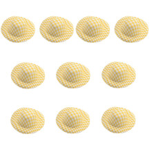Petit chapeau fait à la main de 5.8cm, 10 pièces, chapeau-Jaune