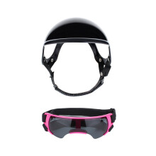 Atmungsaktive Haustier-Sicherheitsausrüstung, Helm- und-Rosa