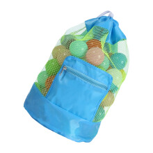 Sac de rangement extérieur réutilisable,-Filet bleu vert
