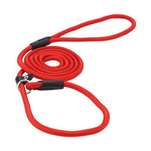 Laisse classique pour chien, robuste, réglable, pour-Rouge L