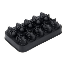 Moule à glace en forme de crâne à 10 trous, plateau à glace en